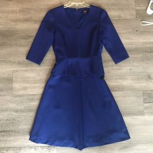 Classic Peplum Electric Blue Alexa Marie Dress